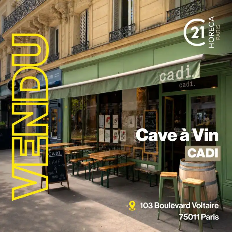 Cave à Vin Cadi à Paris . Ils nous ont fait confiance